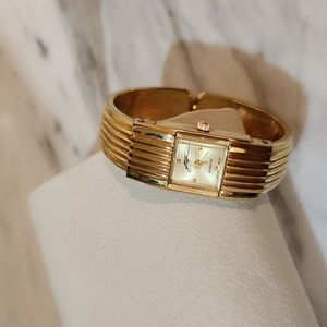 Vintage Gottex gold plated quartz watch